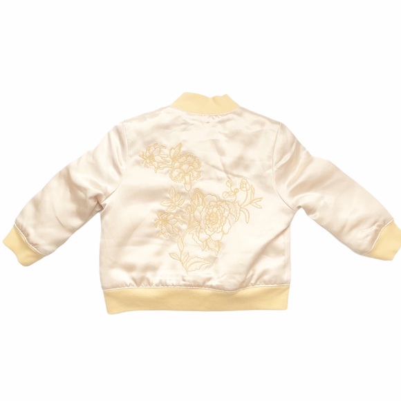 Janie and Jack Other - Janie & Jack Marigold Embroidered Bomber Jacket